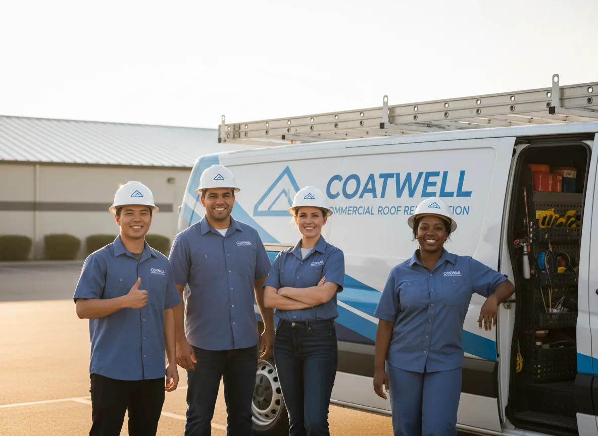 Commercial roof coating company in Dundas, MN